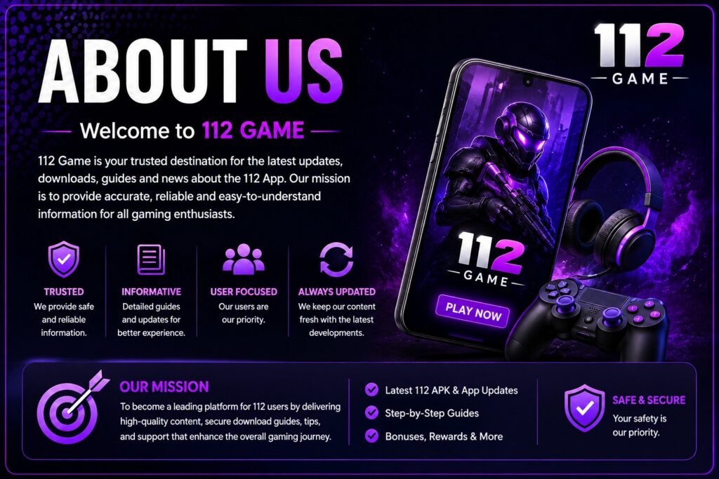 112 game About us